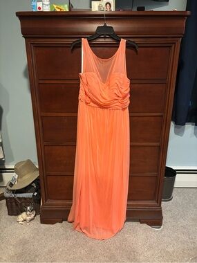 david's bridal sienna bridesmaid dress Charmeuse Draped Strappy Bridesmaid Dress